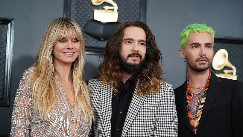 Mit Topmodel Heidi Klum (li.) ist Tom Kaulitz gl&uuml;cklich verheiratet. Sein Bruder Bill (re.) hingegen st&ouml;&szlig;t sich noch immer gerne die H&ouml;rner ab.