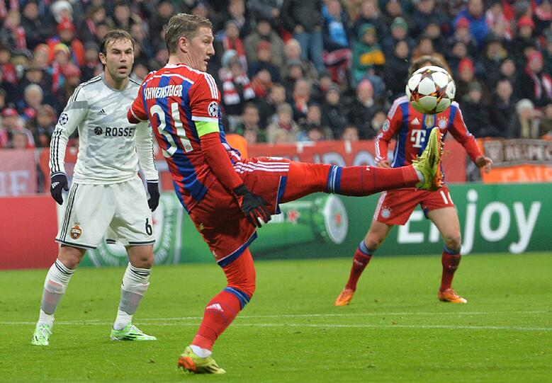 Bei der Startelfrückkehr von Bastian Schweinsteiger hatte der FCB allen Grund zur Freude.