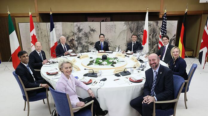 Die Regierungschefs der G7 Staaten treffen sich im japanischen Hiroshima zu ihren jährlichen Beratungen.