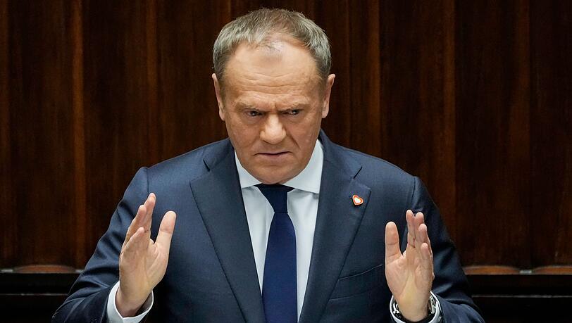 Polens proeuropäischer Regierungschef Donald Tusk will im Parlament die Vertrauensfrage stellen. (Archivbild)