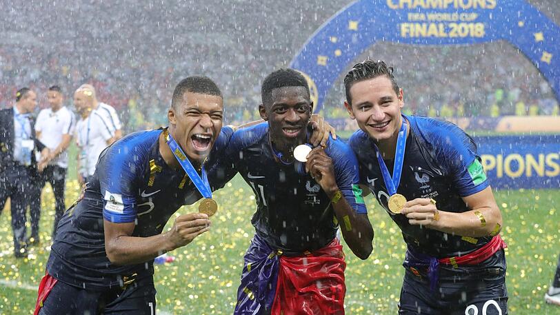 Florian Thauvin (r.) wurde im Sommer mit Frankreich Weltmeister.