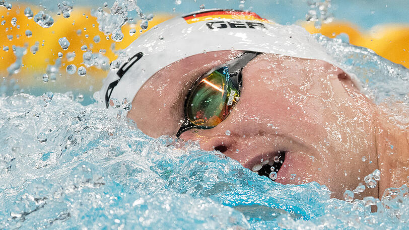 Clemens Andreas Rapp aus Deutschland schwimmt.