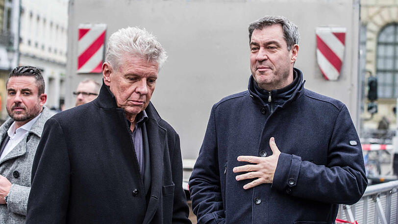 Münchens Oberbürgermeister Dieter Reiter (SPD, l.) und Bayerns Ministerpräsident Markus Söder (CSU).