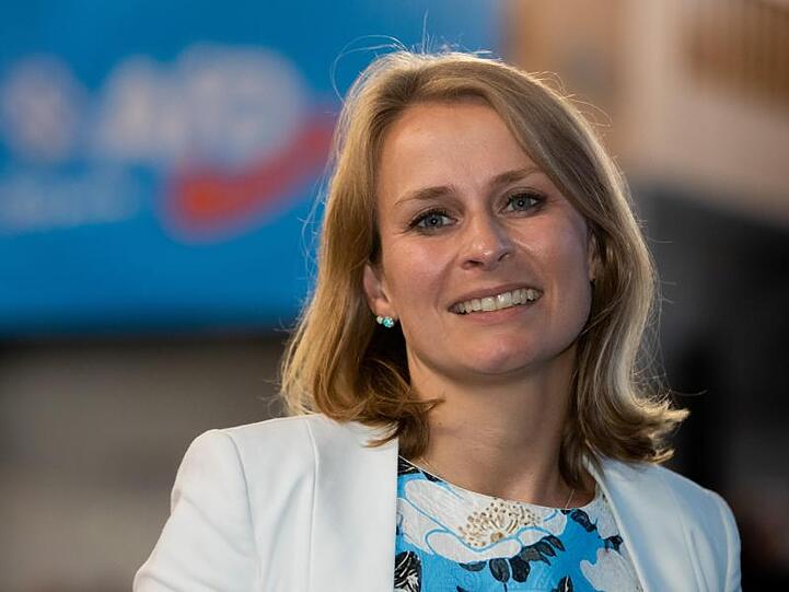 Die AfD-Vorsitzende in Bayern, Corinna Miazga.