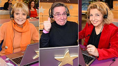 Beim "Sternstunden-Tag" sitzen die Promis höchstpersönlich am Spenden-Telefon.