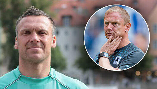 Michael Hofmann (42) spielte von 1998 bis 2010 bei den Löwen. Beim SV Pullach feiert der Keeper nun sein Comeback in der Bayernliga.