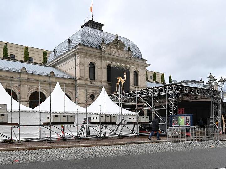 Im Festspielhaus findet die glamouröse Gala statt.