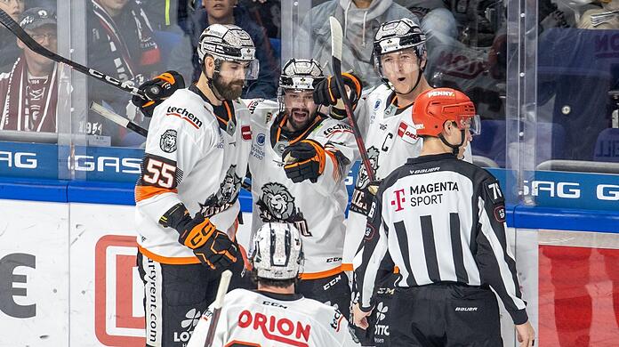 Das Überraschungsteam der Liga: Der Aufsteiger Frankfurt Löwen empfängt den Titelfavoriten EHC Red Bull München.