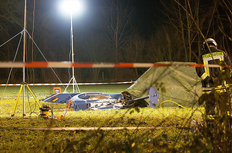 In Schleswig-Holstein ist ein Hubschrauber der Bundespolizei abgestürzt.