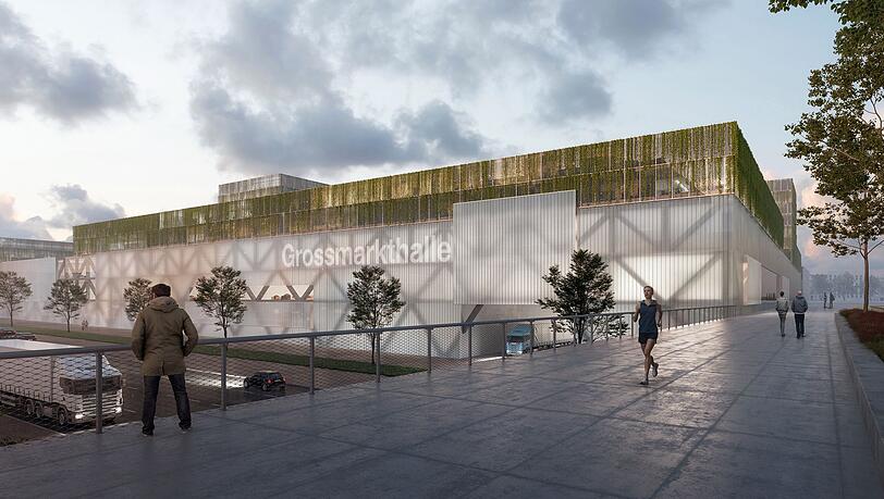 Der erste Entwurf für die neue Großmarkthalle, den UGM vorgelegt hat - hier kann sich noch viel tun. Der erste Entwurf für die neue Großmarkthalle, den UGM vorgelegt hat - hier kann sich noch viel tun.