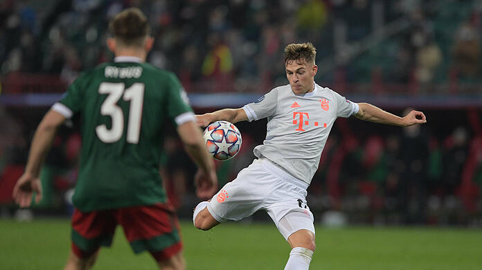 Joshua Kimmich schoss die Bayern zum Sieg in Moskau.