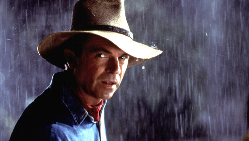 Sam Neill als Dr. Alan Grant in "Jurassic Park" (1993) Sam Neill als Dr. Alan Grant in "Jurassic Park" (1993)