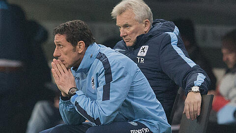 Bei Preußen Münster entlassen: Benno Möhlmann (l.) und sein Assistent Sven Kmetsch.