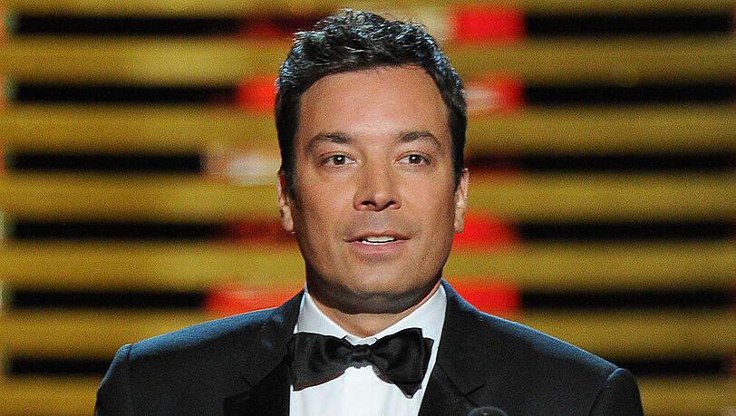 Jimmy Fallon kann sich auch schick machen - wie er bei den 66. "Primetime Emmy Awards" in Los Angeles unter Beweis stellte Jimmy Fallon kann sich auch schick machen - wie er bei den 66. "Primetime Emmy Awards" in Los Angeles unter Beweis stellte