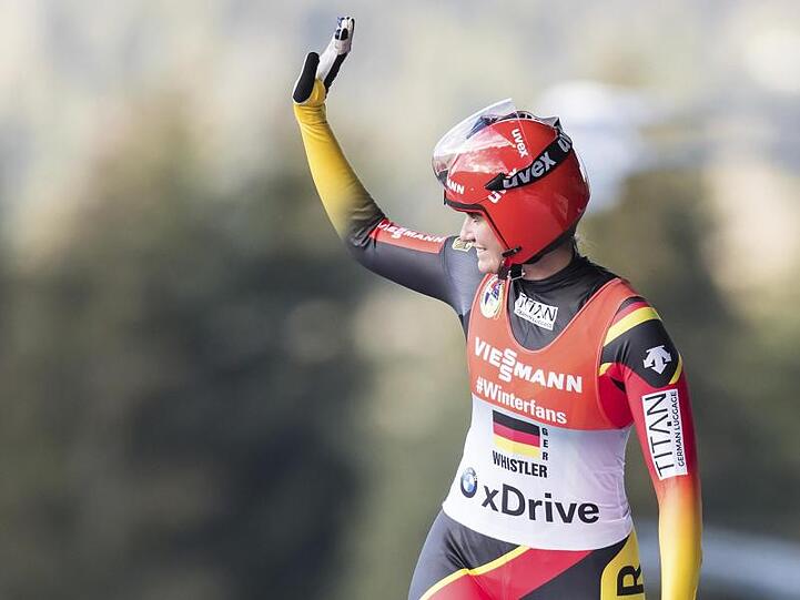 Natalie Geisenberger war auch in Whistler das Maß aller Dinge.