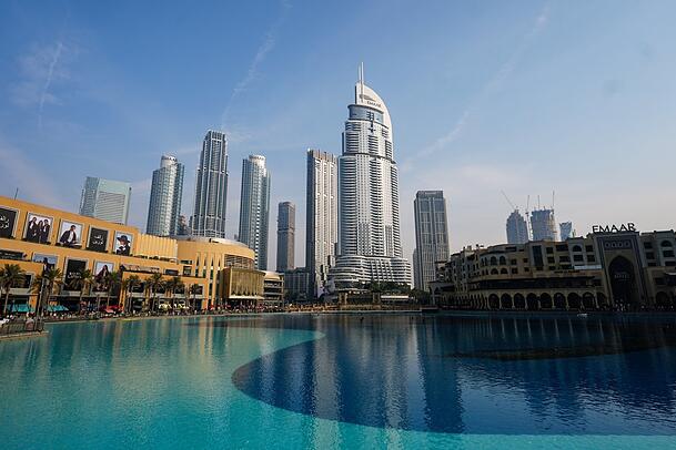 Will seinen Ruf als sicheres Tourismusziel wahren: Dubai, hier die Außenansicht der Dubai Mall. Will seinen Ruf als sicheres Tourismusziel wahren: Dubai, hier die Außenansicht der Dubai Mall.