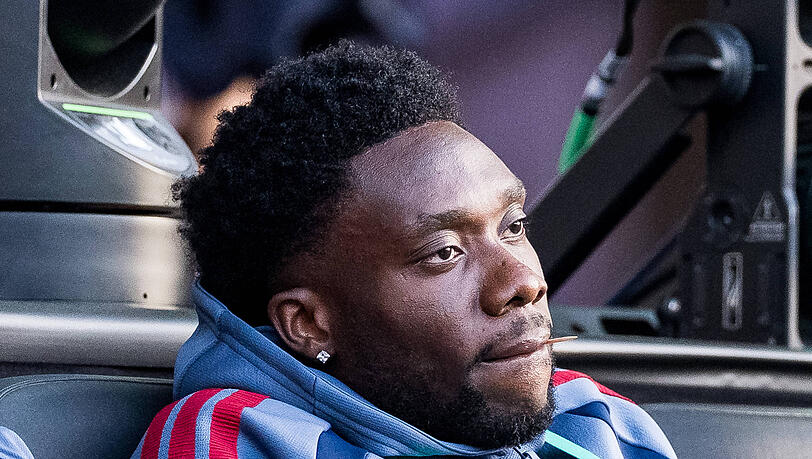 Sorgenkind beim FC Bayern: Alphonso Davies. Sorgenkind beim FC Bayern: Alphonso Davies.