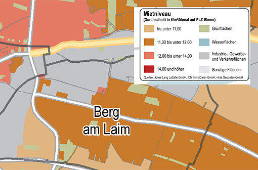 Der Mietatlas 2011 - Klicken Sie durch die Viertel
