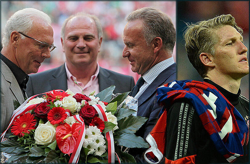 Die Bilanz der Bayern-Helden um Bastian Schweinsteiger, Franz Beckenbauer, Uli Hoeneß und Karl-Hein Rummenigge.