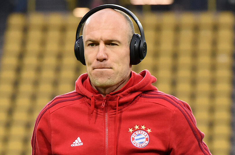 Arjen Robben fehlt in jedem Fall am Samstag im Bayern-Spiel beim 1. FC Köln.