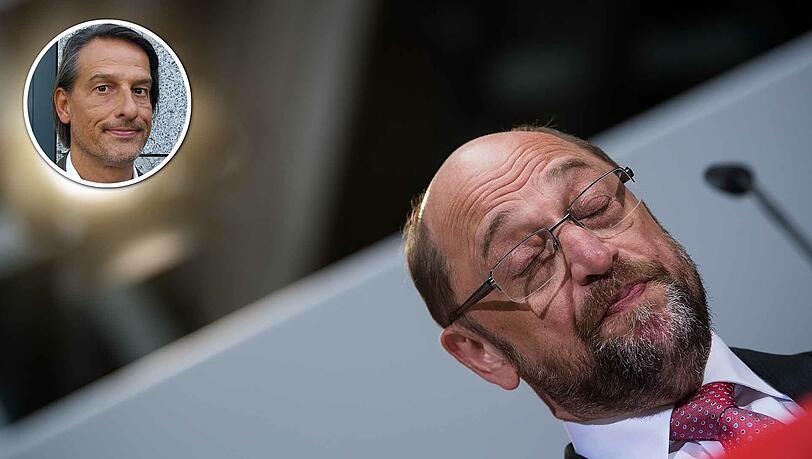 Statt Schulz-Frontalangriff verkümmerte die SPD-Offensive - ein Kommentar von AZ-Politik-Vize Clemens Hagen. Statt Schulz-Frontalangriff verkümmerte die SPD-Offensive - ein Kommentar von AZ-Politik-Vize Clemens Hagen.