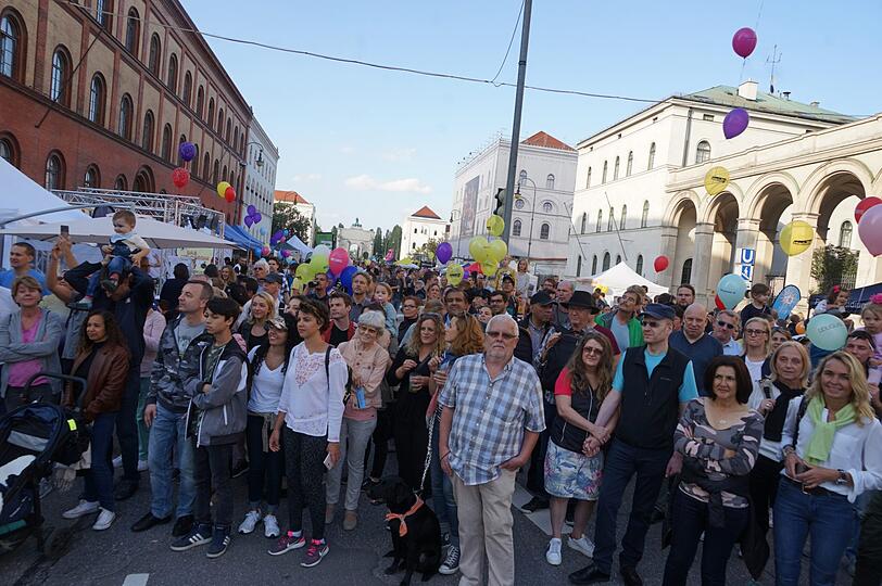 Das Streetlife-Festival, welches Green City ausrichtet, bespielt ziemlich genau 1609 Meter vom Odeonsplatz bis zum Siegestor.