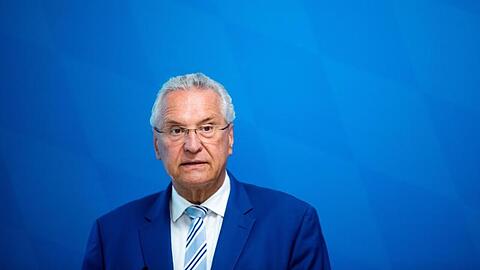 Joachim Herrmann (CSU), Innenminister von Bayern. Foto: Lino Mirgeler/Archivbild