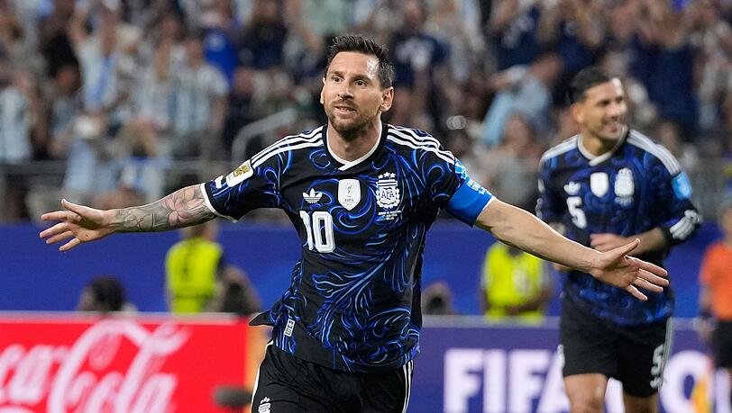 Messi traf auch gegen Jordanien.