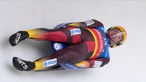 Rodler Felix Loch fuhr in Sigulda auf den zweiten Platz.