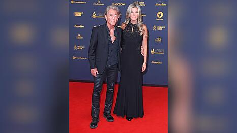 Peter Maffay und seine Ehefrau Hendrikje bei der Verleihung der Goldenen Henne.