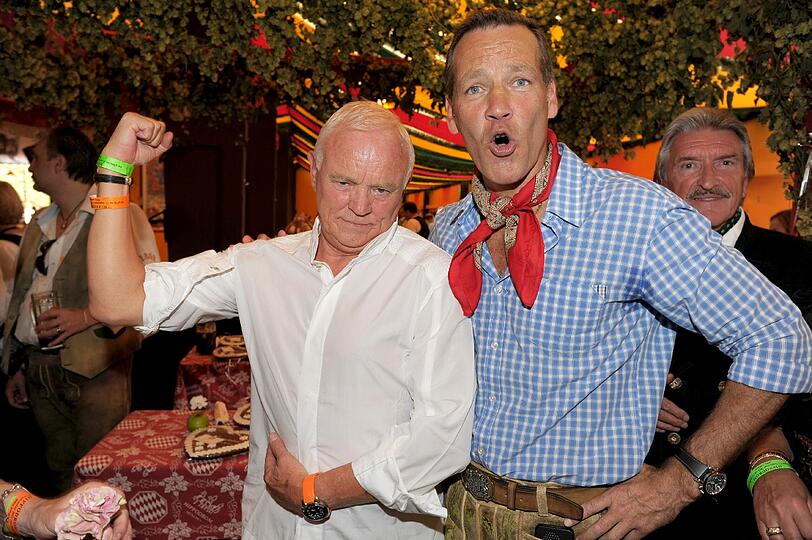 "Hugo Boss"-Chef Werner Baldessarini lässt es mit dem ehemaligen Profiboxer Henry Maske am Samstag im Hippodrom krachen.