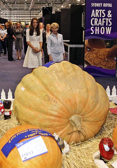 Bei der "Royal Easter Show" in Sydney: Kate und William begeistern auch ohne den kleinen George.