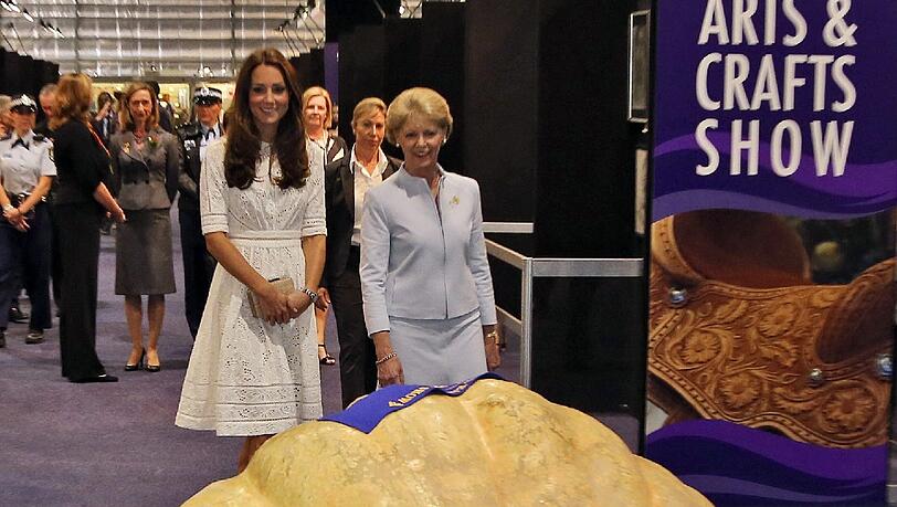 Bei der "Royal Easter Show" in Sydney: Kate und William begeistern auch ohne den kleinen George. Bei der "Royal Easter Show" in Sydney: Kate und William begeistern auch ohne den kleinen George.