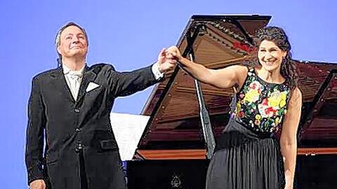 Anja Harteros und Wolfram Rieger, hier bei einem früheren Liederabend im Nationaltheater.