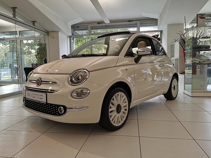 Steht im Mittelpunkt der Häusler-Jubiläumsaktion: Der Fiat 500.