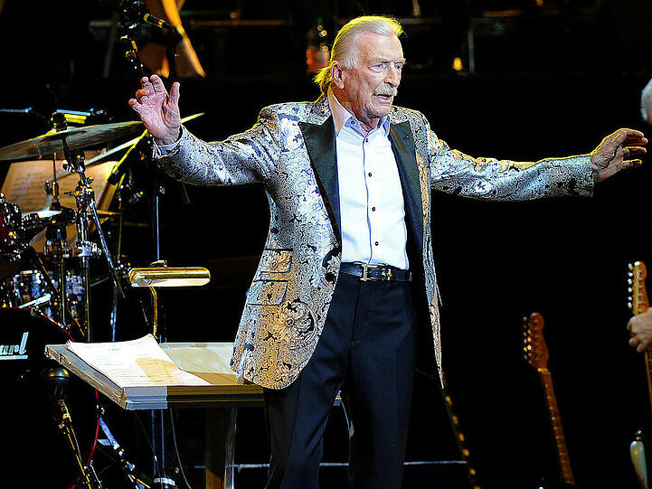 James Last auf der Bühne im Rahmen seiner "The Last Tour 2013" in Dortmund