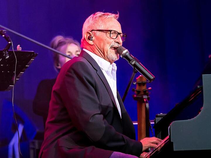 Der Musiker Konstantin Wecker tritt beim Donauinselfest in der österreichischen Hauptstadt auf. Foto: Expa/Archivbild
