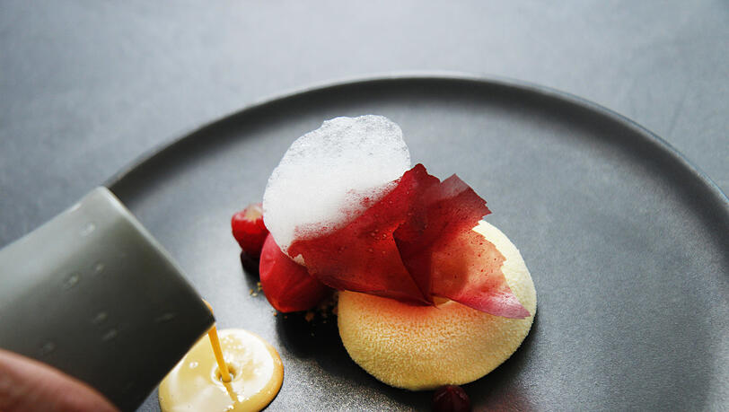 Birne Helene - Williamsbirne, Vanille, Eierlikör Birne Helene - Williamsbirne, Vanille, Eierlikör