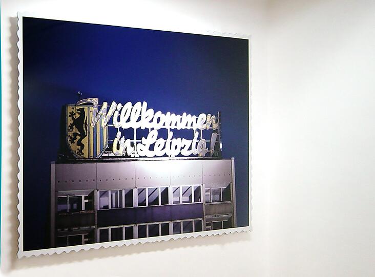 "Willkommen in Leipzig" vom Künstlerduo Empfangshalle.