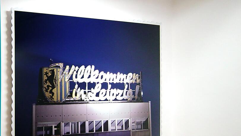 "Willkommen in Leipzig" vom Künstlerduo Empfangshalle. "Willkommen in Leipzig" vom Künstlerduo Empfangshalle.