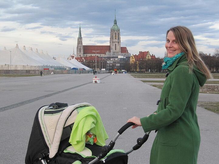 Die Theresienwiese ist rund ums Jahr schön, findet Jessica Kremser.