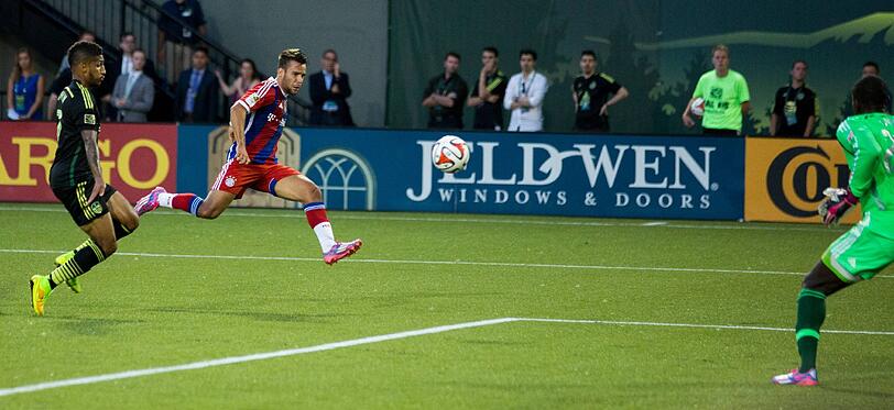 Bilder vom Testspiel gegen die MLS-Auswahl in Portland.