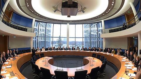 Blick in die konstituierende Sitzung des 2. NSU-Ausschusses im Paul-Löbe-Haus in Berlin begonnen.