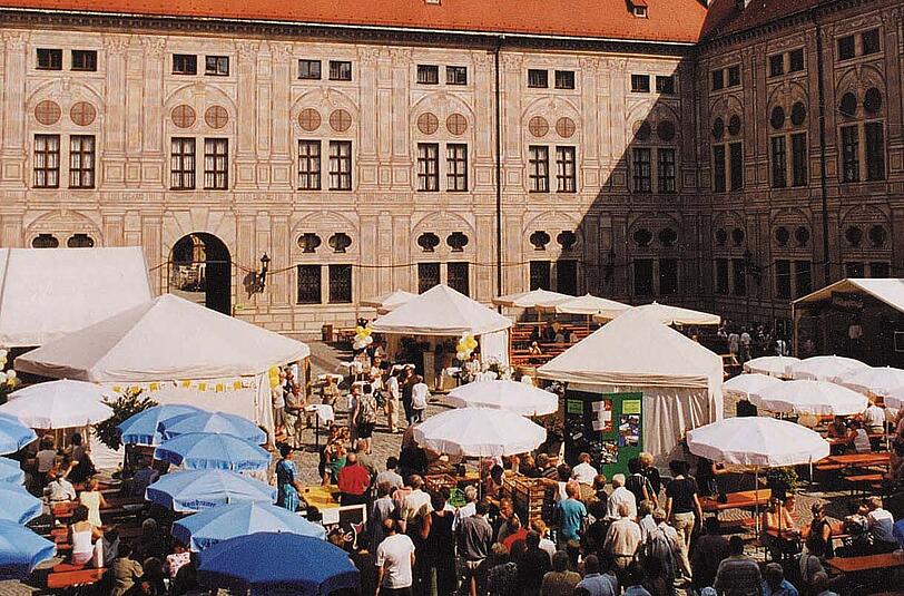 Lauschiges Ambiente: der Kaiserhof der Residenz.