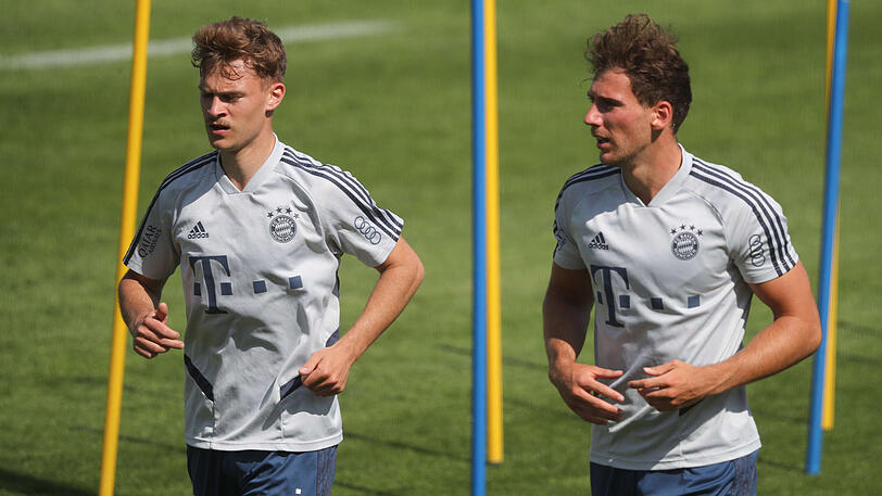 Harmonieren im zentralen Mittelfeld: Joshua Kimmich (l.) und Leon Goretzka.