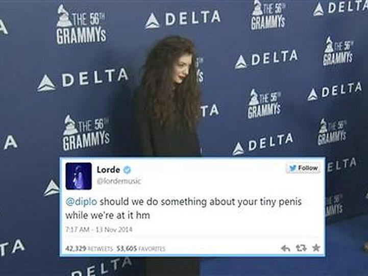 Lorde legt sich auf Twitter mit Diplo an