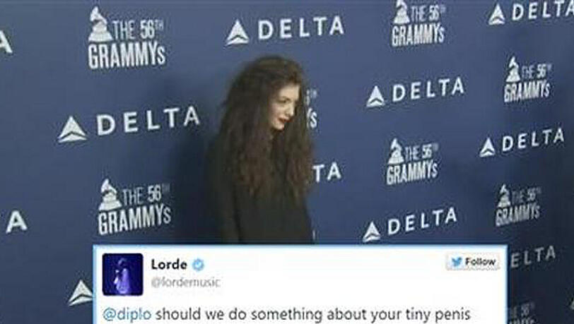 Lorde legt sich auf Twitter mit Diplo an Lorde legt sich auf Twitter mit Diplo an
