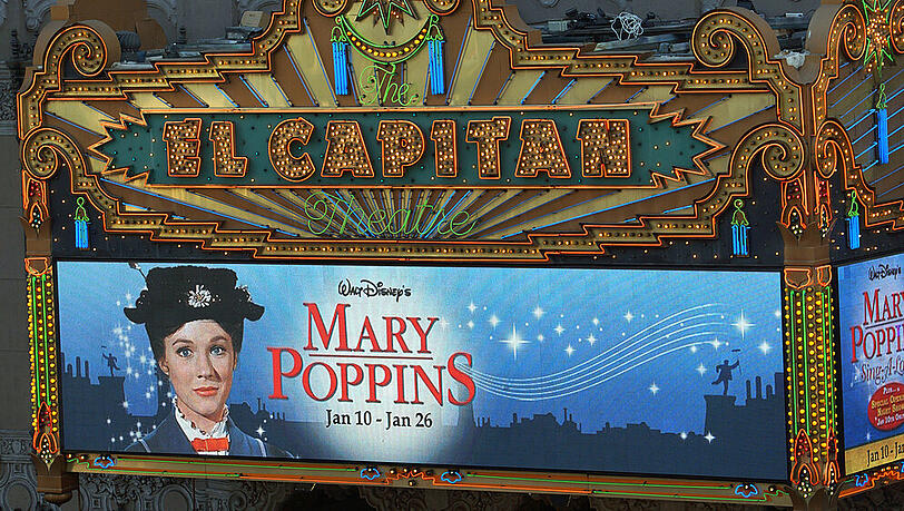 Kein "Superkalifragilistikexpialigetischer" Kino-Auftritt für das fliegende Kindermädchen "Mary Poppins" am Karfreitag. Kein "Superkalifragilistikexpialigetischer" Kino-Auftritt für das fliegende Kindermädchen "Mary Poppins" am Karfreitag.
