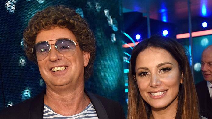 Atze Schröder und Enissa Amani beim Deutschen Comedypreis.
