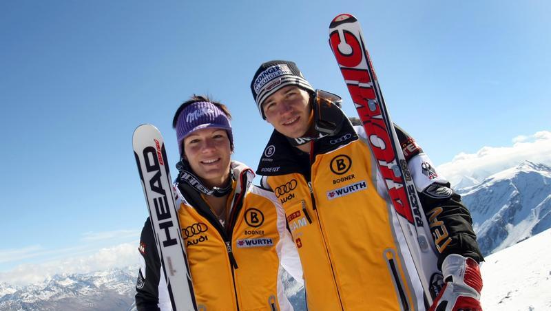 Auf sie blicken Deutschlands Wintersport-Fans: Maria Riesch und Felix Neureuther. Auf sie blicken Deutschlands Wintersport-Fans: Maria Riesch und Felix Neureuther.